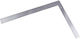 Tactix Winkelmesser Zimmerleute Metallisch Länge 30cm