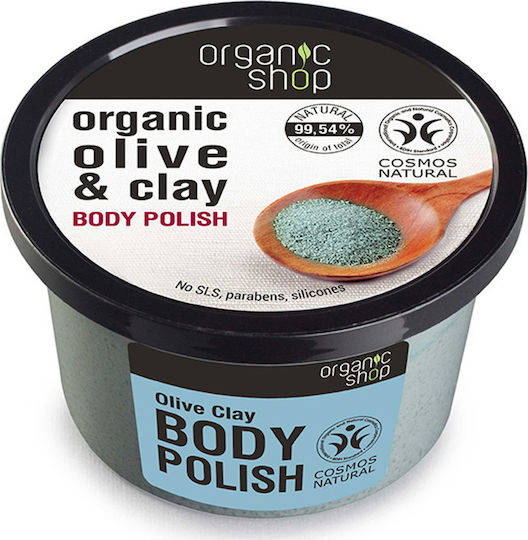 Organic Shop Scrub Σώματος Olive & Clay 250ml