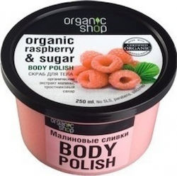 Organic Shop Scrub Corporal Zmeură și zahăr 250ml