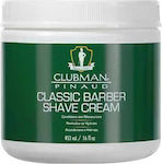 Clubman Classic Barber Creme Rasieren mit Aloe für trockene & empfindliche Haut 453ml