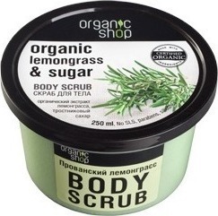 Organic Shop Scrub Body Lemongrass & Sugar 250ml