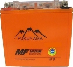 Fukuyama Motorradbatterie YTX14-BS mit Kapazität 12Ah 36201055