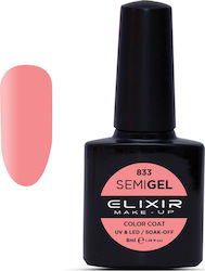Elixir Semi Gel Semi-Permanent Nail Polish 833 ...