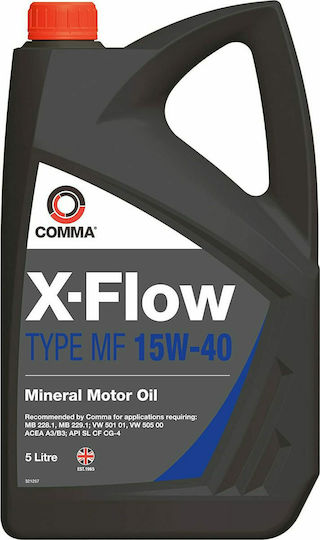 Comma Oil X-Flow Type MF Масло за Автомобили 15W-40 5лт