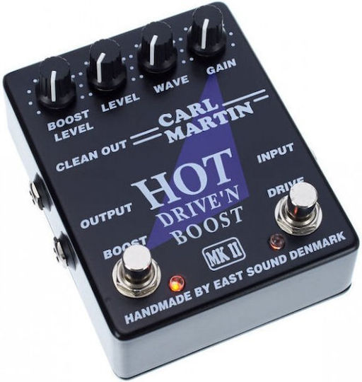 Carl Martin Hot Drive'n Boost MKII Pedală Overdrive Chitară electrică