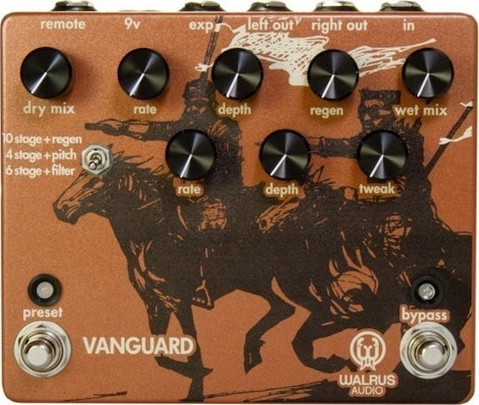 Walrus Audio Vanguard Dual Phase - Series Phaser Πετάλι Phaser Ηλεκτρικής Κιθάρας και Ηλεκτρικού Μπάσου