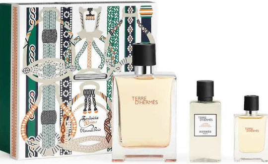Hermes Terre D'Hermes Eau de Toilette 100ml & Terre D'Her Men's Set with Eau de Toilette 3pcs