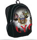 Lyc Sac Lion Rappers School Bag Backpack Elementary, Elementary in Black color