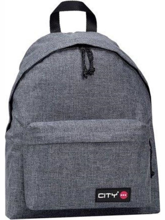 Lyc Sac City The Drop Melange Grey School Bag Backpack Junior High-High School in Gray color 24lt