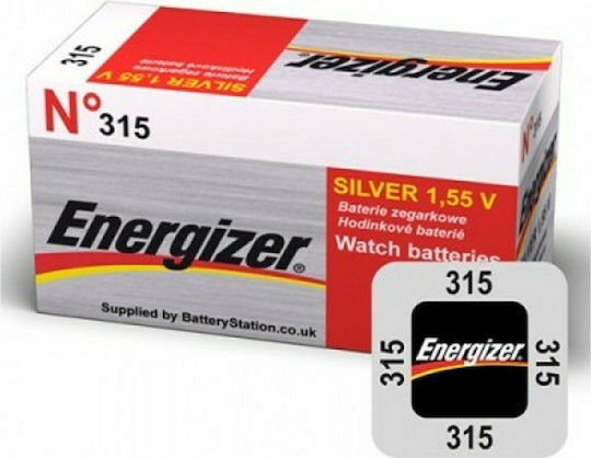 Energizer 315 Batterie Silber-Oxid für Uhren SR67 1.55V 1Stück