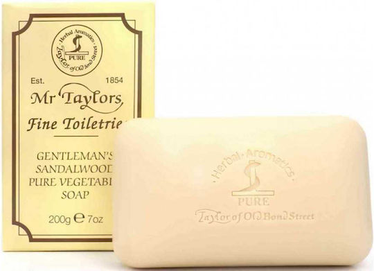 Taylor of Old Bond Street Gentleman's Sandalwood Pure Vegetable Bath Soap with Lavender 200gr