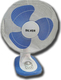 Silver FT40-10 Tischventilator 50W Lüfterdurchmesser 40cm Silber