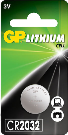 GP Batteries Lithium Cell Batterie CR2032 3V 1Stück