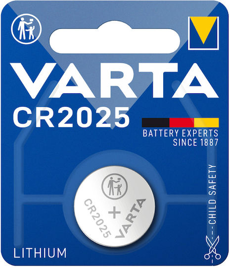 Varta Professional Electronics Batterie Lithium für Uhren CR2025 3V 1Stück