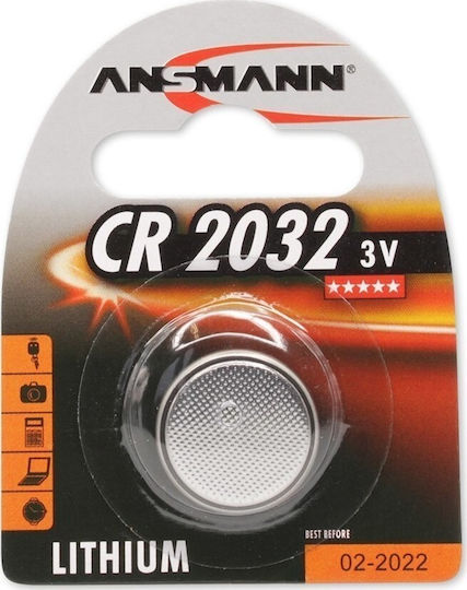 Ansmann Batterie Lithium für Uhren CR2032 3V 1Stück