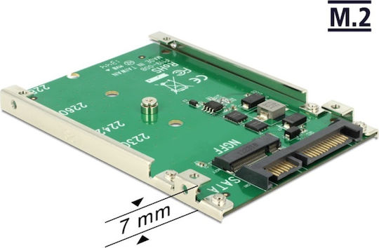 DeLock Konverter SATA zu M.2 NGFF Grün (62544)