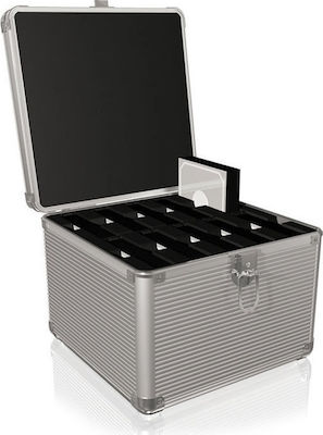 RaidSonic Icy Box IB-AC628 Θήκη Προστασίας Aluminium Protective Case For 10x 2.5/3.5-inch Ασημί (70628)