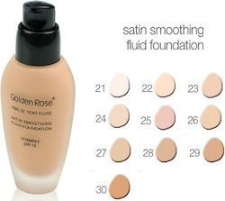 Golden Rose Satin Smoothing Fluid Foundation 34ml