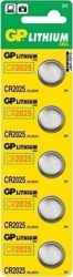 GP Batteries Μπαταρία Λιθίου CR2025 3V