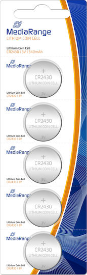 MediaRange Lithium Coin Cell Baterie CR2430 3V 1buc