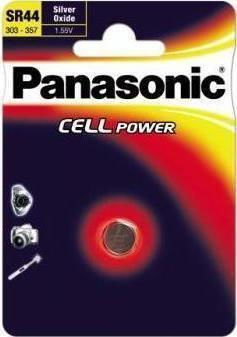 Panasonic Cell Power Μπαταρία Silver Oxide SR44 1.55V 1τμχ
