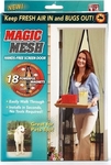 Magic Mesh Screen Door Magnetic Black from Polyester 220x120cm 100975