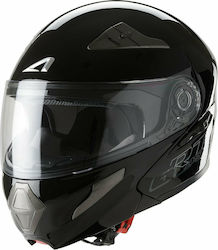 Astone RT600 Black Gloss Flip-Up με Sun Visor ECE 22.05 BLACK GLOSS
