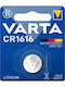 Varta Professional Electronics Lithium Watch Battery CR1616 3V 1pcs