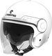 Caberg Uptown A1 White Motorcycle Helmet Jet ECE 22.05 with Sunvisor CAB000KRA438