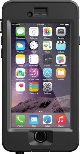 LifeProof Nuud Водоустойчива С пълно покритие (360°) Пластмаса Водоустойчив Черен (iPhone 6/6s - iPhone 6/6s)