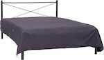 Κρεβάτι Διπλό Μεταλλικό Ερμής 140x190cm