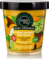 Organic Shop Body Desserts Scrub Σώματος Mango Sugar Sorbet 450ml
