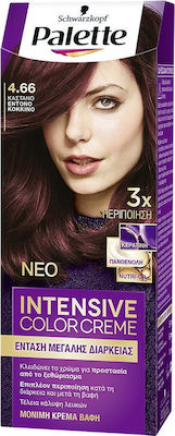 Schwarzkopf Palette Intensive Color Creme 4.66 Καστανό Έντονο Κόκκινο 50ml