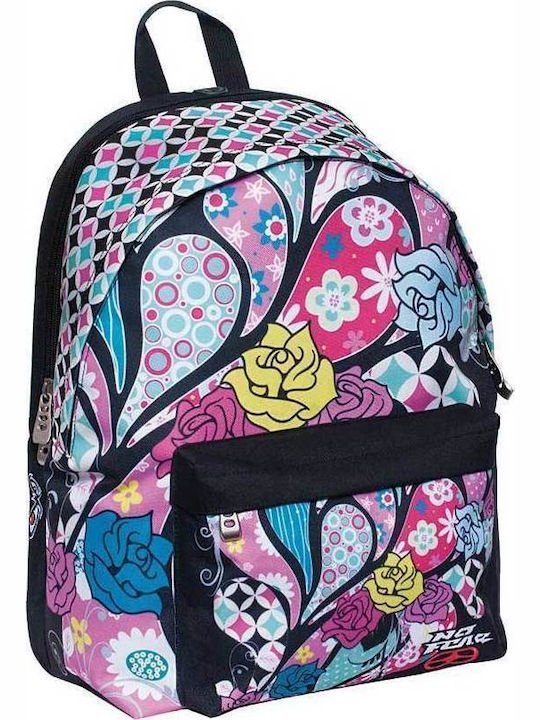 No Fear Roses School Bag Backpack Elementary, Elementary Multicolored