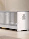 Casababy Κούνια Smart White & Grey με Στρώμα