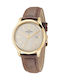 Chronostar Watch with Brown Leather Strap R3751255002