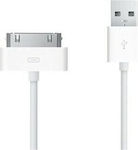 Συνδεσης Usb To USB to 30-Pin Cable Λευκό 1m (515)