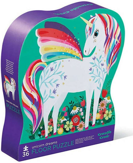 Kids Puzzle Floor Puzzle Unicorn for 3+ years+ Years 36pcs Crocodile Creek