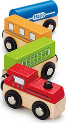 Hape Vehicle Μαγνητικό Τρενάκι made of Wood for 36++ Months