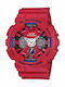 Casio G-Shock Digital Men's Watch 51mm Chronograph Battery with Red Rubber Strap