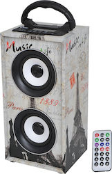 Ibiza Sound Freesound Paris Radio de masă Cu baterie cu Bluetooth și USB Multicolor