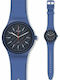 Swatch Sistem Aqua Men's Watch 42mm Automatic with Blue Rubber Strap