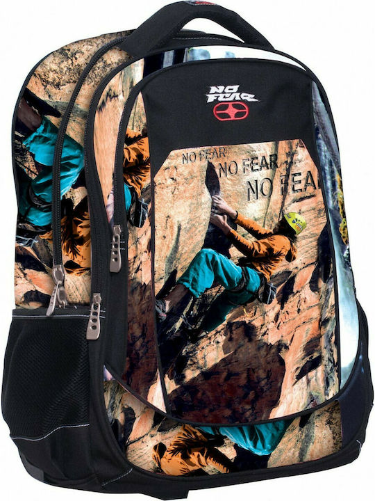 No Fear Climber School Bag Backpack Junior High-High School Multicolored