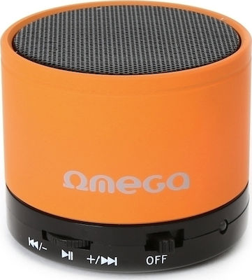 Omega OG47 Bluetooth-Lautsprecher 3W mit Radio und Batterielaufzeit bis zu 5 Stunden Orange