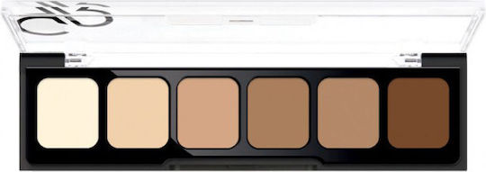 Golden Rose Concealer Palette 02 Medium to Dark 12gr