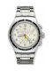 Swatch Minimalis-tic Battery Chronograph Watch with Metal Bracelet Silver