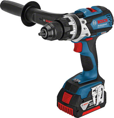 Bosch GSB 18 VE-EC Șurubelniță cu percuție Mașină de găurit Baterie 18V 2x5Ah