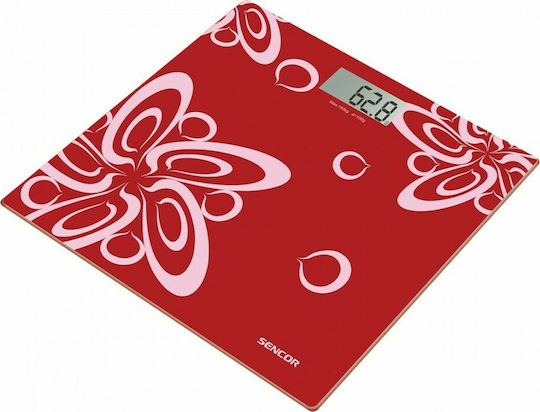 Sencor SBS 2507 Digital Badezimmerwaage in Rot Farbe