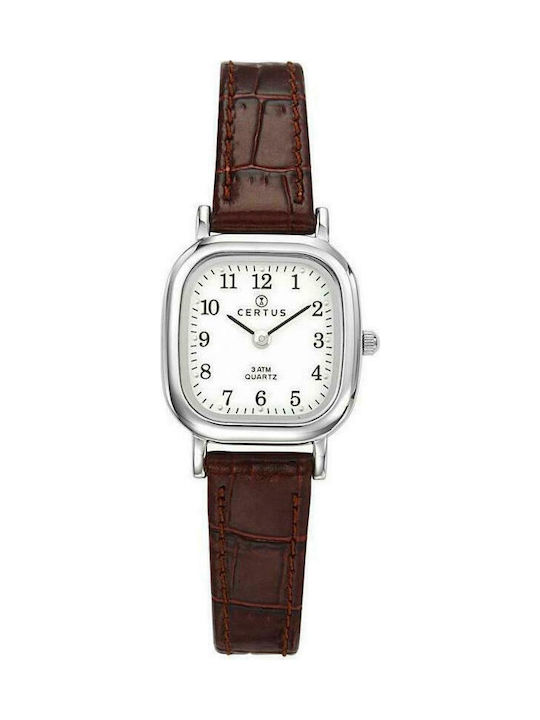 Certus Uhr mit Braun Lederarmband 644406