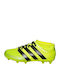 Adidas Παιδικά Ποδοσφαιρικά Παπούτσια Ψηλά Ace 16.3 Primemesh με Τάπες Κίτρινα